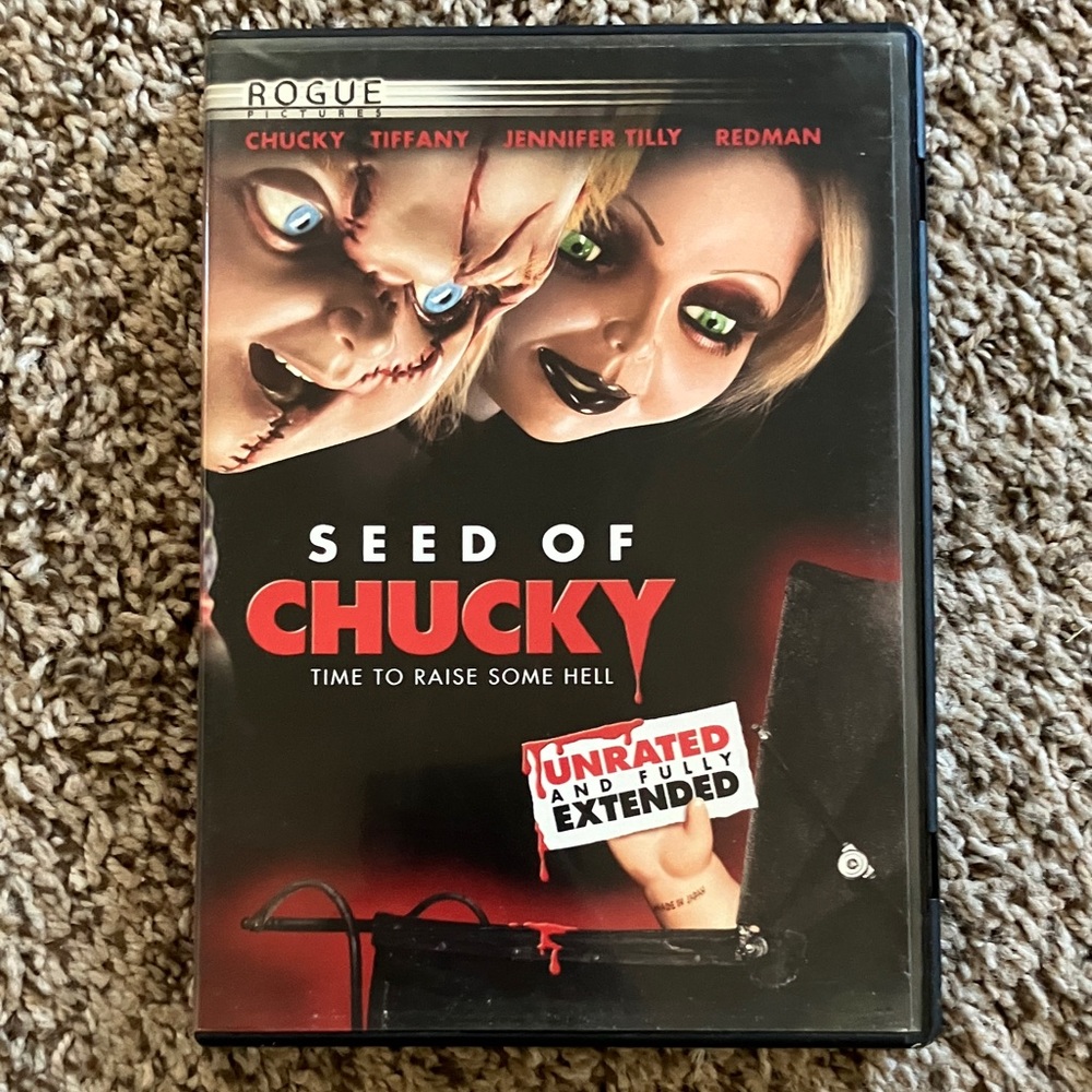 Rogue 'Seed of Chucky' DVD - Black and Red Cover